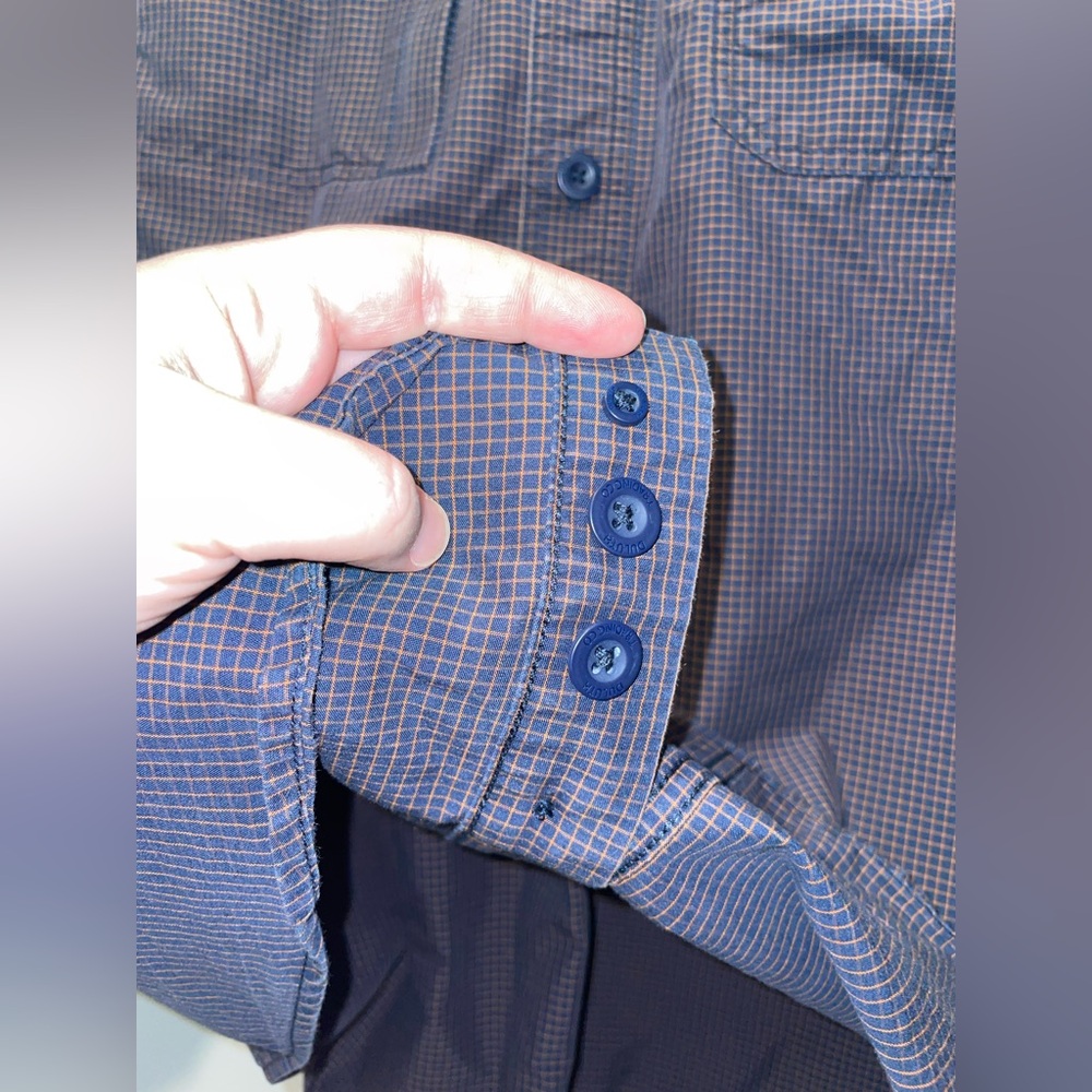 Duluth Trading Co Button Up Long Sleeve Relaxed Fit Size Large - Picture 11 of 13